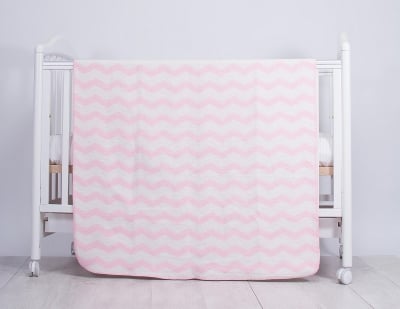 KIKKA BOO Бебешко одеяло Zig Zag Pink 90/110 см.