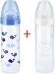 NUK Сет New Classic шишета със силиконов биберон (2бр./оп.) момче