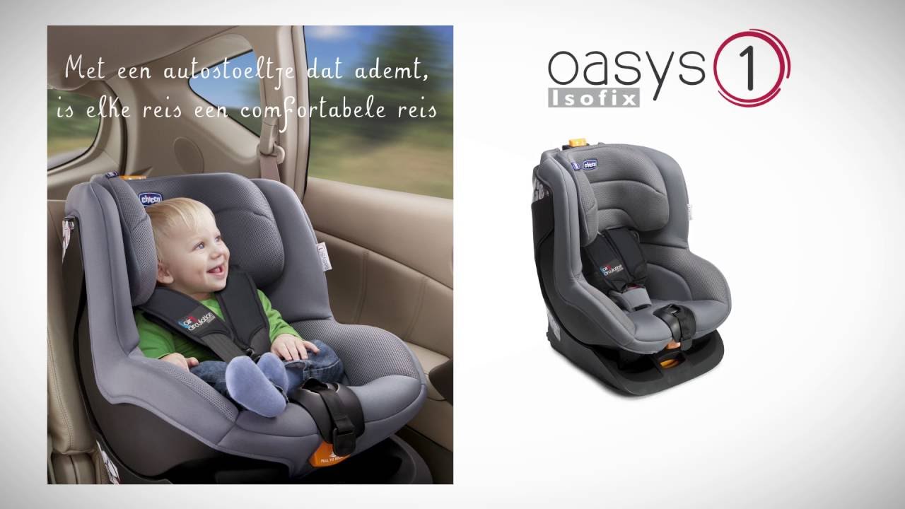 CHICCO Стол за кола Oasys 1 Evo с Isofix (9-18кг) Black Night