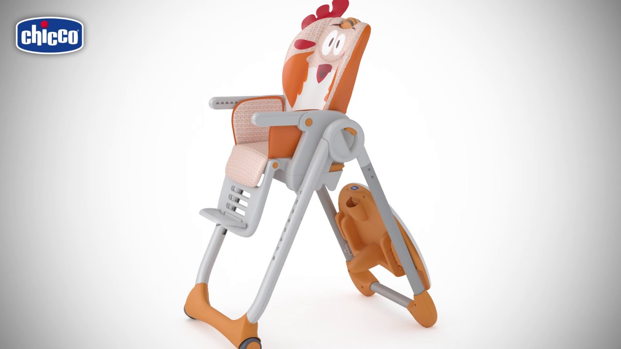 CHICCO Стол за хранене 2в1 Polly 2Start - Baby Elephant