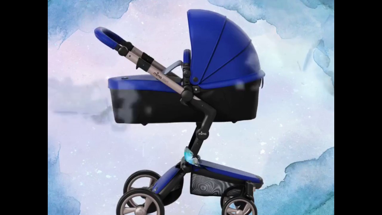 MIMA Комбинирана количка Xari - Royal Blue/Sandy Beige