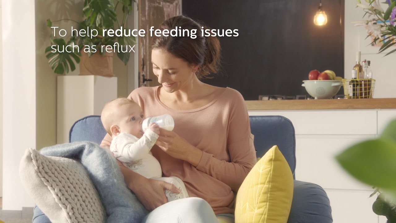 PHILIPS AVENT Шише за хранене - AirFree 125мл. (0м+)