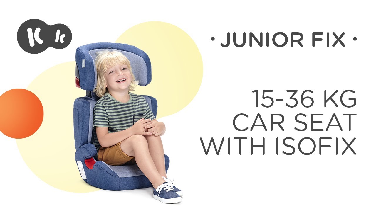 KINDERKRAFT Стол за кола Junior IsoFix (15-36кг.) - сив