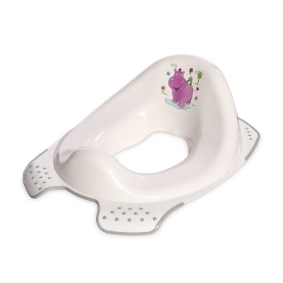 LORELLI Анатомична приставка за тоалетна чиния Hippo - White-Grey