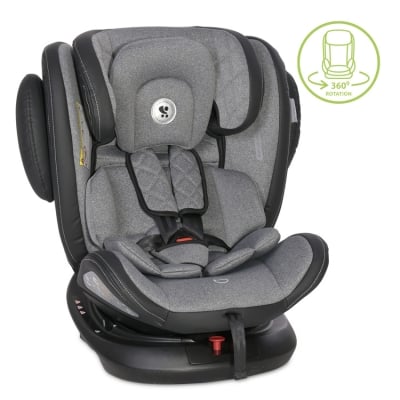 LORELLI Стол за кола Aviator IsoFix 0-36кг. - Black & Light Grey