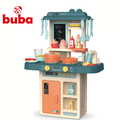 BUBA Детска кухня Home Kitchen 36 части - синя