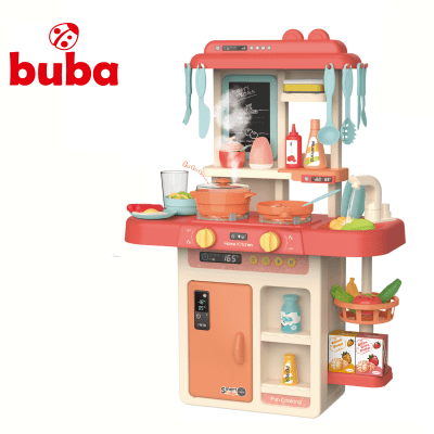 BUBA Детска кухня Home Kitchen 42 части - розова