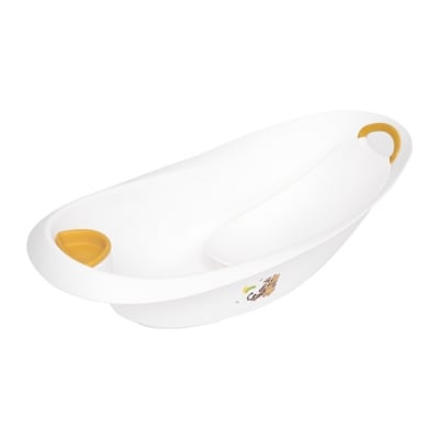 LORELLI Комплект вана 87 с източване+подложка за къпане Luxe Мечо - Бял