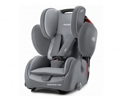 RECARO Детско столче за кола Young Sport Hero (9-36кг.) - Aluminium Grey