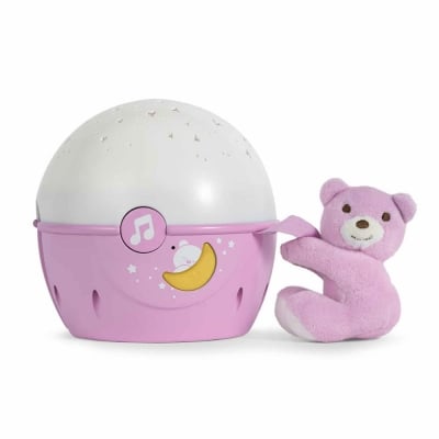 CHICCO Нощна лампа Next 2 Stars Night Light - Pink