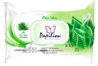 PAPILION Мокри кърпи Aloe Vera 100 броя