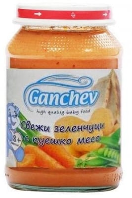 GANCHEV Свежи зеленчуци с пуешко месо 190 гр.