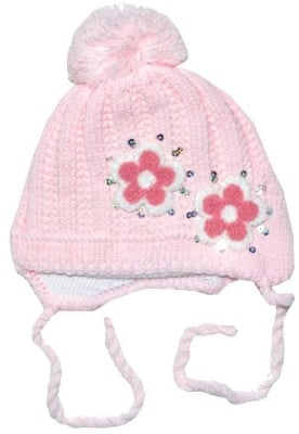 ALIAP Бебешка шапка"Детелина" розова