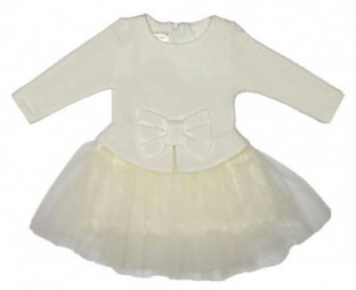 CONTRAST Бебешка рокля Снежинка 68-92см.