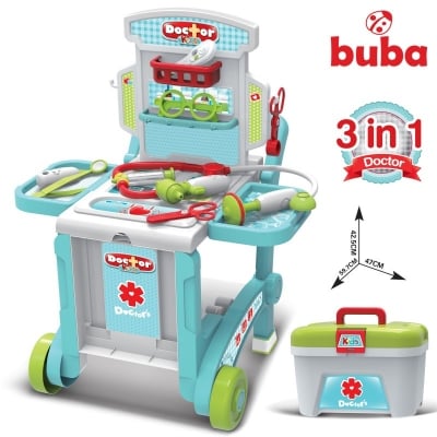 BUBA Детски лекарски комплект - куфар