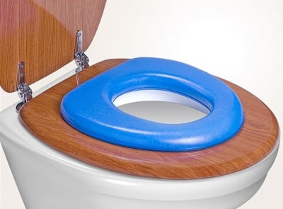 REER Мека седалка за тоалетна - cиня