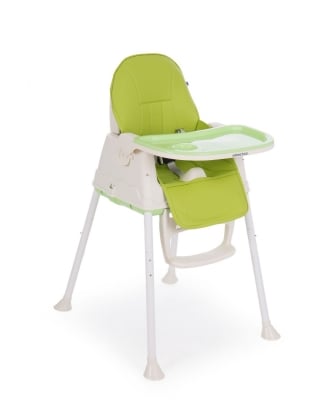 KIKKA BOO Стол за хранене Creamy 2в1 - Green