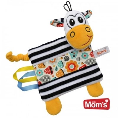 MOM'S CARE Мека играчка - одеялце за гушкане - зебра