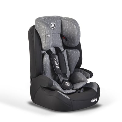 MONI Детски стол за кола Armor Premium (9-36кг.) - сиви звезди