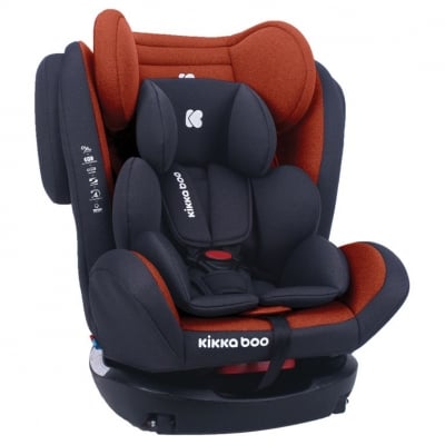 KIKKA BOO Стол за кола 0-1-2-3 (0-36 кг.) 4 Fix Orange 2020