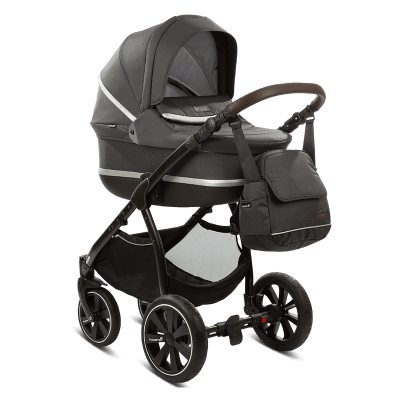 NOORDI Комбинирана бебешка количка Sole 2в1 - черна