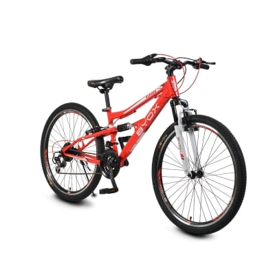 BYOX Детски велосипед със скорости 26" VERSUS - червен