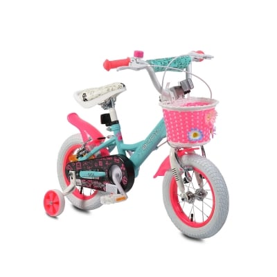 BYOX Детски велосипед 12" Princess - тюркоаз
