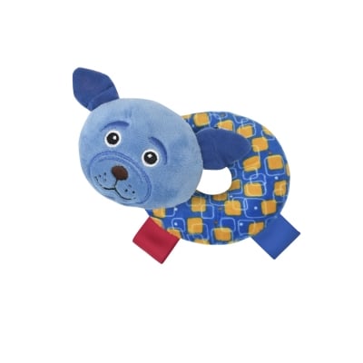 LORELLI Дрънкалка Donut Toys - Синьо куче