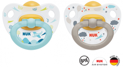 NUK Каучукови залъгалки Happy Kids (6-18м.) (2бр./оп.)