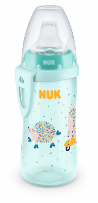 NUK Шише (12+ мес.) Active Cup 300мл. със силиконов накрайник