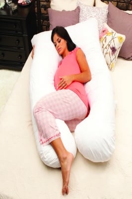 Възглавница за бременни - бяла