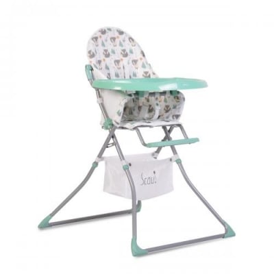 MONI Детски стол за хранене Scaut - мента