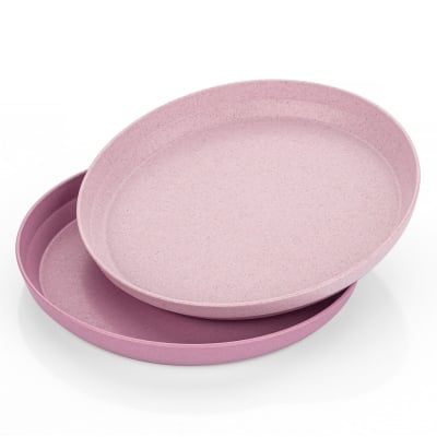 REER Комплект от 2 броя чинийки - розови