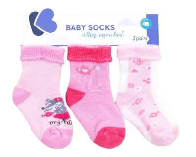 KIKKA BOO Бебешки памучни термо чорапи - My Home (2-3г.)