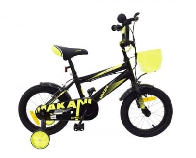 KIKKA BOO Детски велосипед Makani 16'' - Diablo Black Yellow