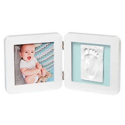 BABY ART Бяла рамка за отпечатък и снимка My Baby Style - квадратен (4 цвята паспарту)