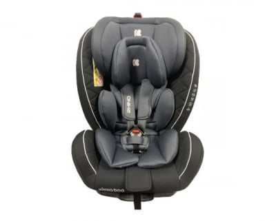 KIKKA BOO Стол за кола (0-36кг.) Rhino ISOFIX - Black