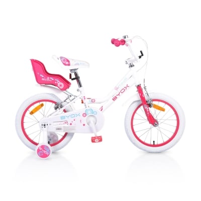 BYOX Детски велосипед 16" Little Princess - бял