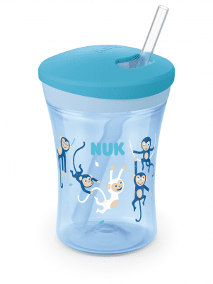 NUK Детска чаша със сламка, 12+ мес. Boy