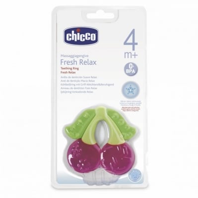 CHICCO Чесалка за изстудяване - Черешки (4м.+)