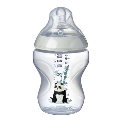 TOMMEE TIPPEE Шише за хранене Easi Vent 260мл. - панда (0м+) (1бр./оп.)
