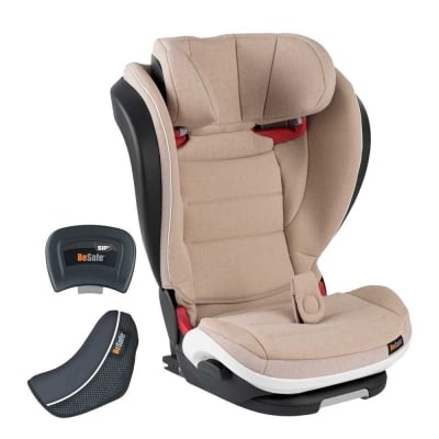 BESAFE Стол за кола iZi Flex FIX i-Size с IsoFix (15-36кг.) - Ivory Melange 03