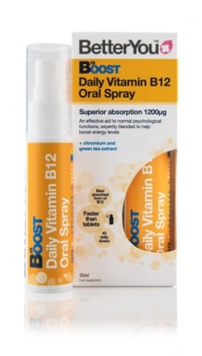 BetterYou Спрей с високо съдържание на био-активна форма на витамин В12 20мл.