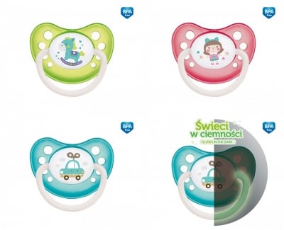 CANPOL Каучукова анатомична залъгалка Toys (0-6м.)