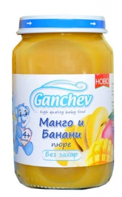 GANCHEV Манго с банани 190 гр.