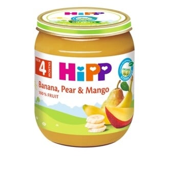 HIPP Банан, круша и манго 125гр.