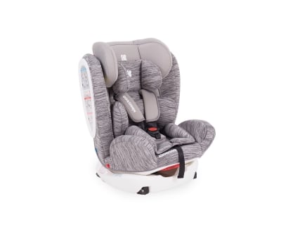KIKKA BOO Стол за кола 4 Fix с IsoFix (0-36 кг.) - Grey Melange