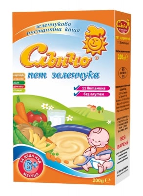 СЛЪНЧО Зеленчукова каша с пет