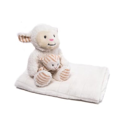 KIKKA BOO Подаръчен сет одеяло и играчка Sheep - екрю 