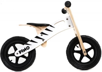 KIKKARIDE Дървено колело за баланс  Pino Zebra